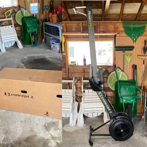 Installation of new piece of equipment - Concept 2 rowerg